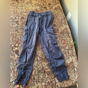 Navy lululemon cargo joggers